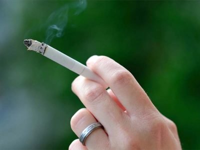 Inconsider Smoker Throwing Cigarette Butt Errantly